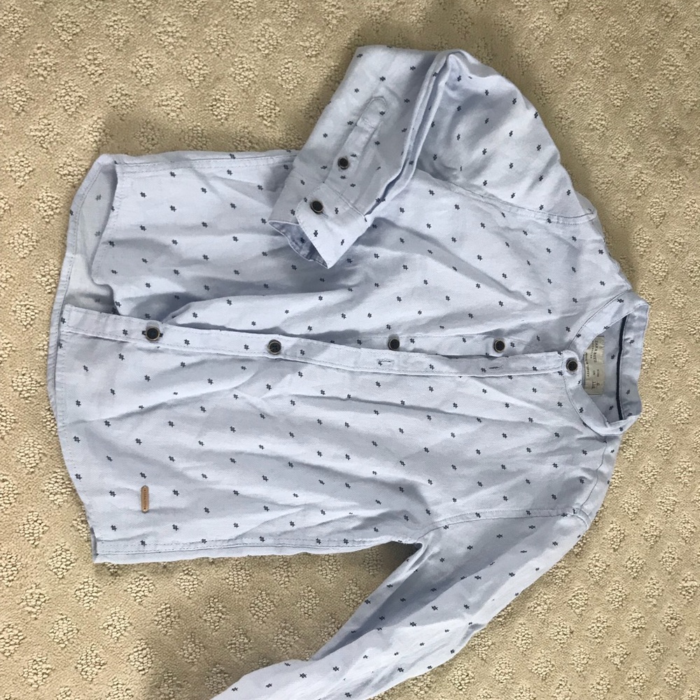 Zara boys long sleeve dress shirt